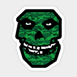 crimson ghost green camo Sticker